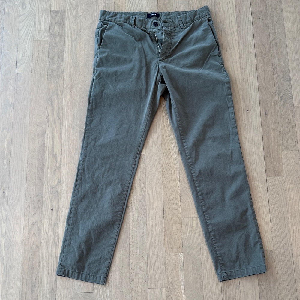 Theory Light Green Khaki Pants 31x29”